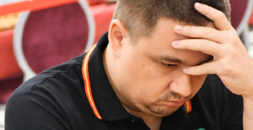 YURIY KUZUBOV, PRIMER TABLERO DE LA PAO, EN EL GRAN SUIZO DE LA FIDE